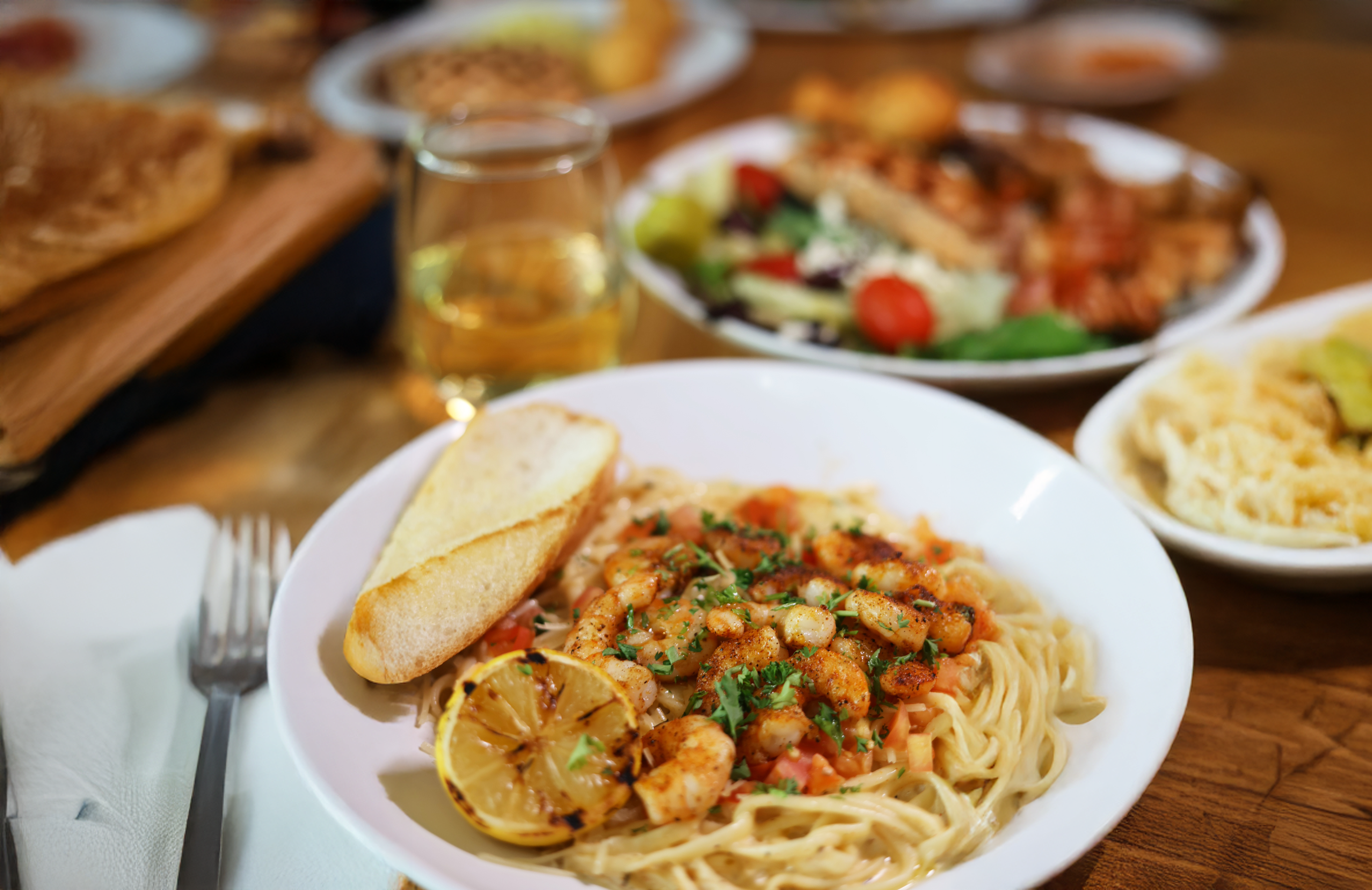 Seafood and wine pairings at Sea Island Shrimp House