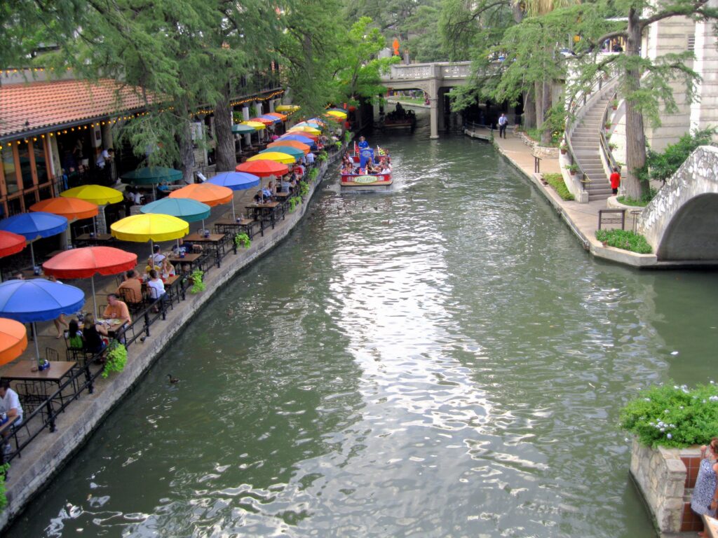 The San Antonio river walk